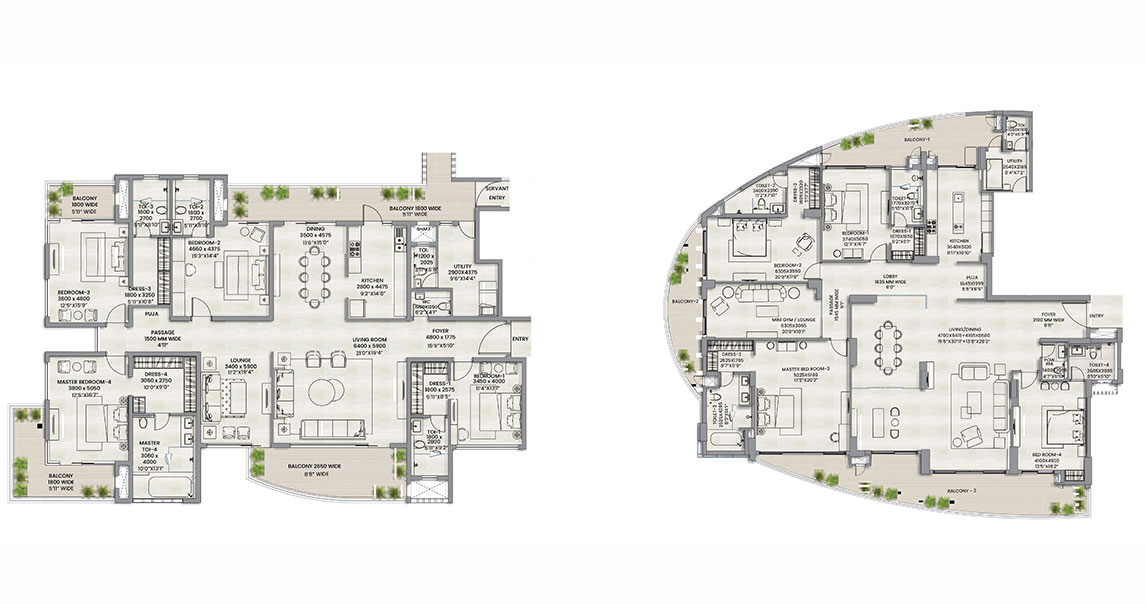 Apartments in Gwal Pahari