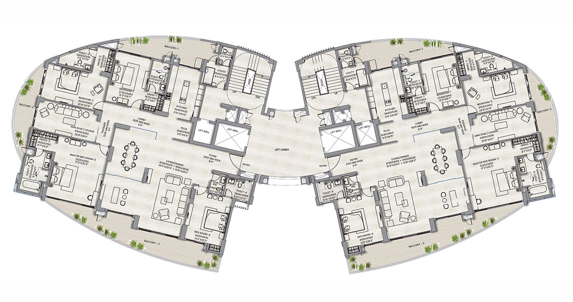 villa projects in Gwal Pahari